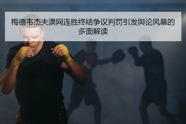 梅德韦杰夫澳网连胜终结争议判罚引发舆论风暴的多面解读